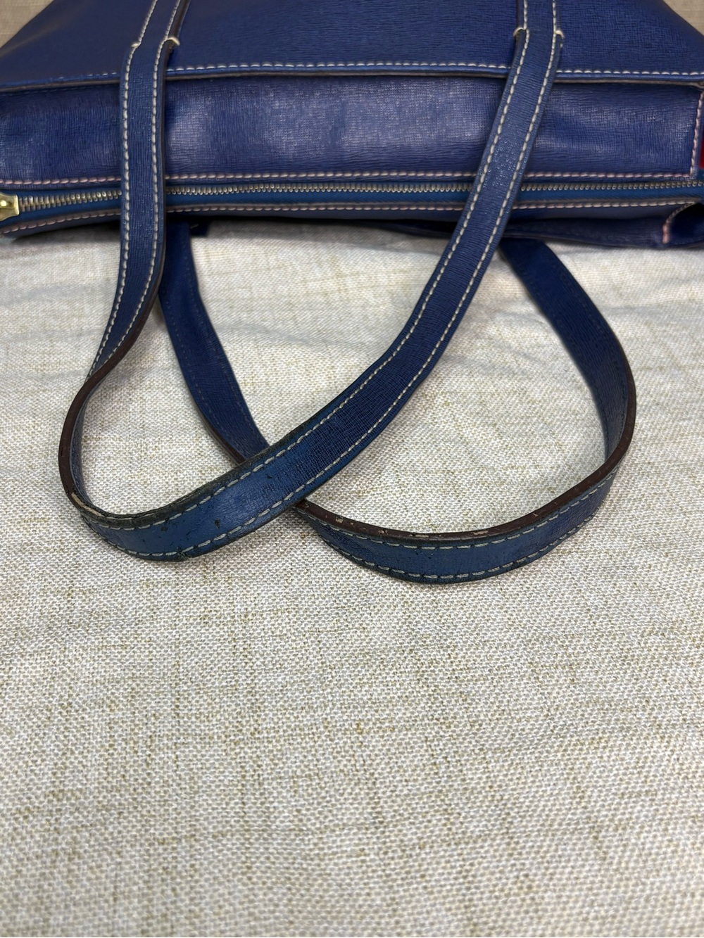 Dooney & Bourke Saffiano Charleston Tote Navy - Picture 9 of 9